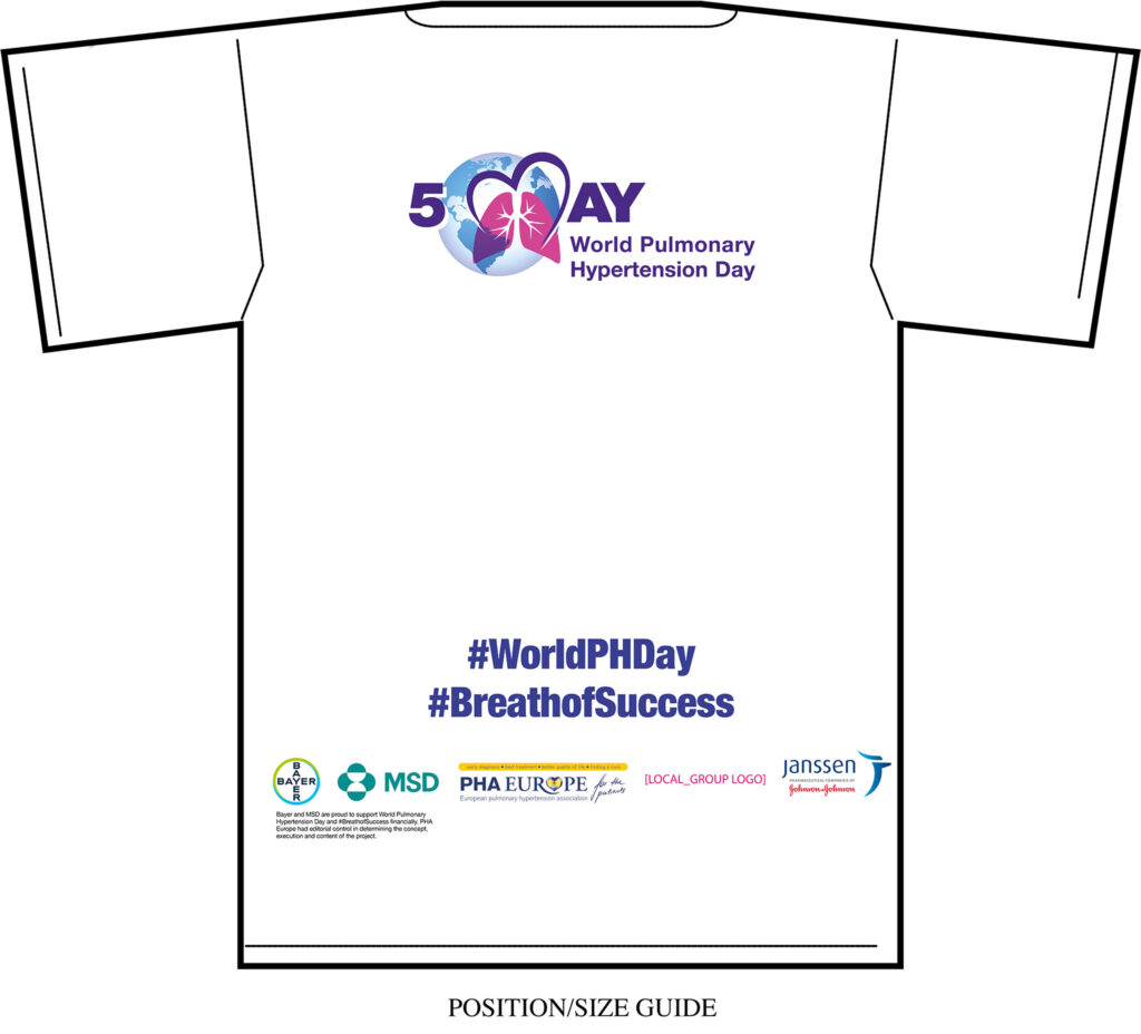 #WorldPHDay #BreathofSuccess T-Shirt with logos (2048x1856px) - WPHD 2021